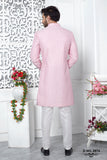Pink Indo Western Sherwani For Men