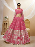 Pink Sequin Embroidered Lehenga Choli