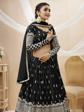 Traditional Black Sequin Embroidered Lehenga Choli