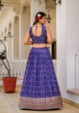 Royal Blue Festive Lehenga Choli