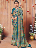 Multicolor Art Silk Festive Saree
