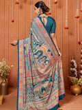 Multicolor Art Silk Festive Saree