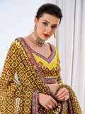 Yellow Digital Printed Lehenga Choli