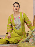 Readymade Lime Green Embroidered Salwar Suit