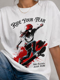 Women’s Cotton Graphic Street Style T-Shirt