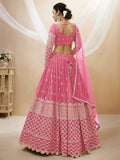 Pink Sequin Embroidered Lehenga Choli