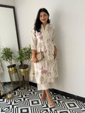 Off White Floral Printed Co-ord Set
