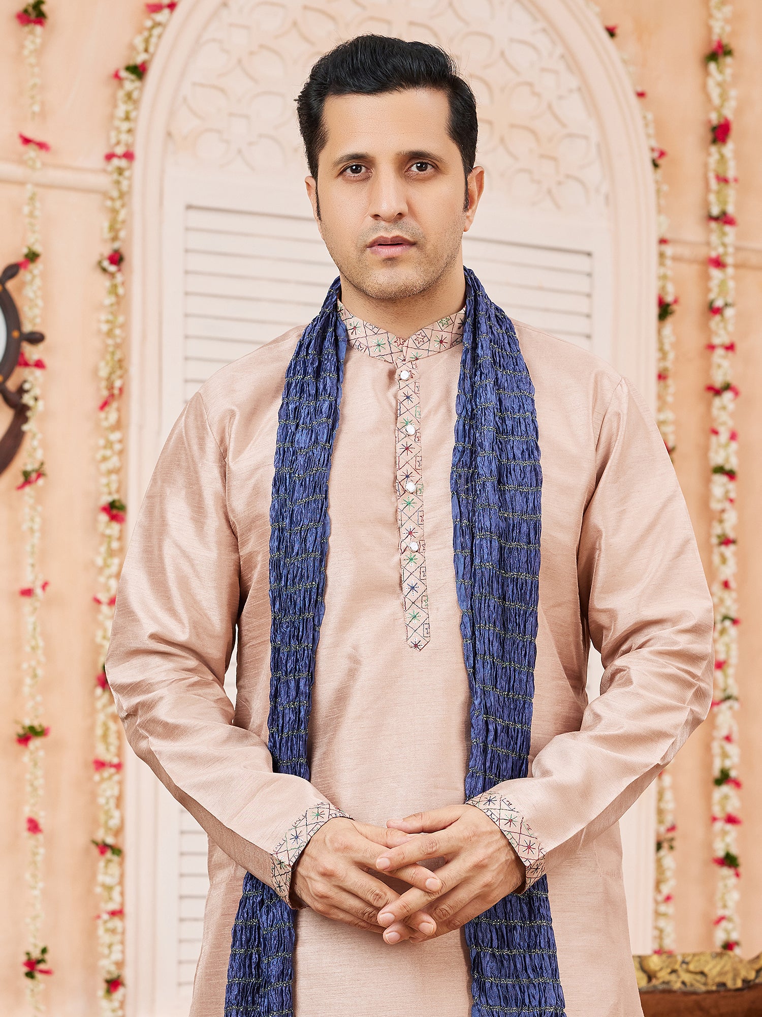 Festive Kurta Pajama with Stole