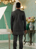 Grey Festive Embroidered Jodhpuri Set