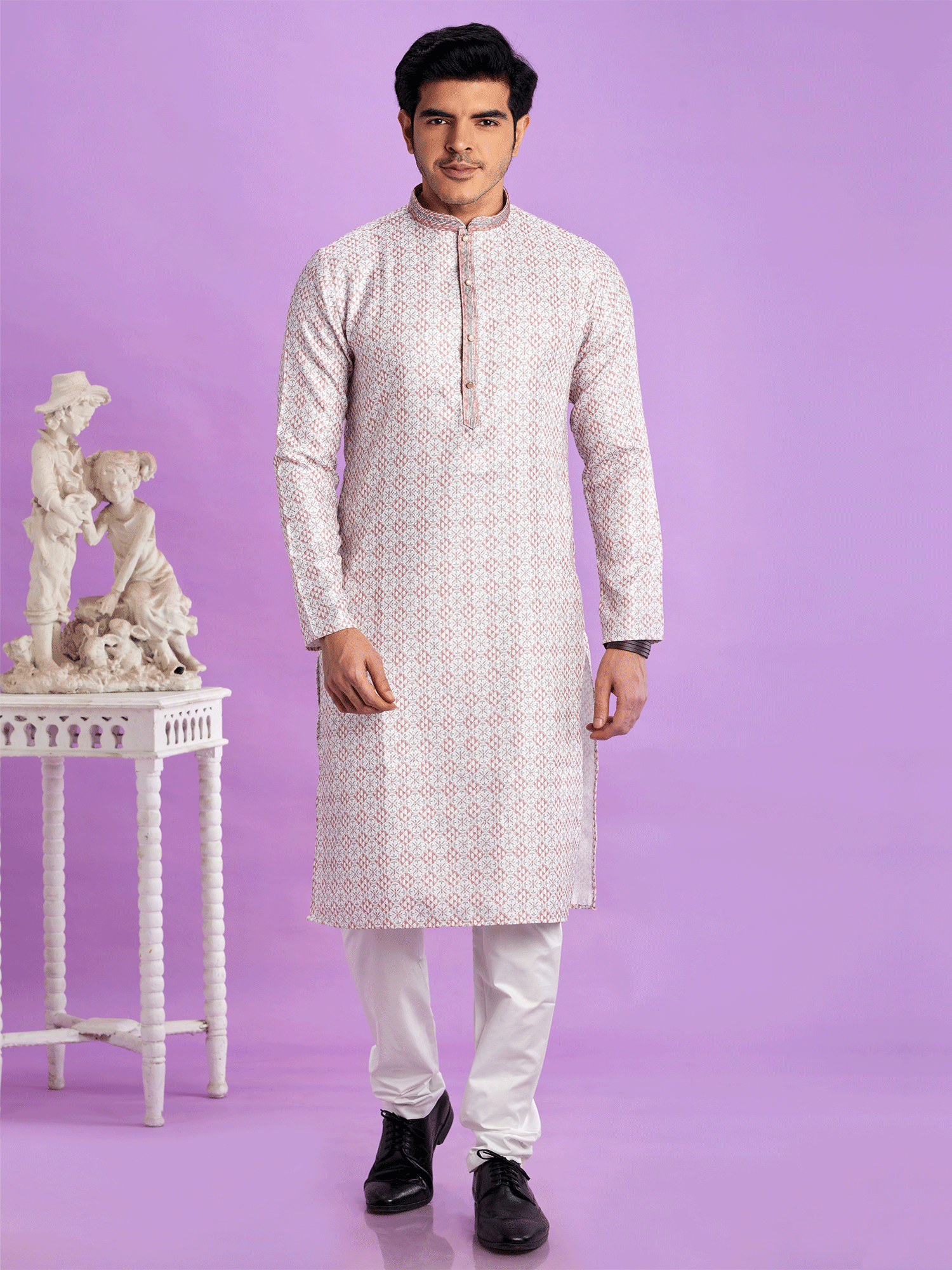 Purplle Cotton Festive Kurta Pyjama Set