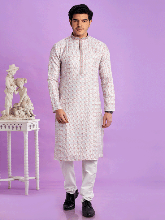 Purplle Cotton Festive Kurta Pyjama Set