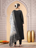 Black Embroidered Party Wear Salwar Kameez