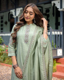 Readymade Pastel Green Embroidered Salwar Kameez