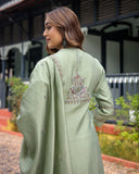 Readymade Pastel Green Embroidered Salwar Kameez