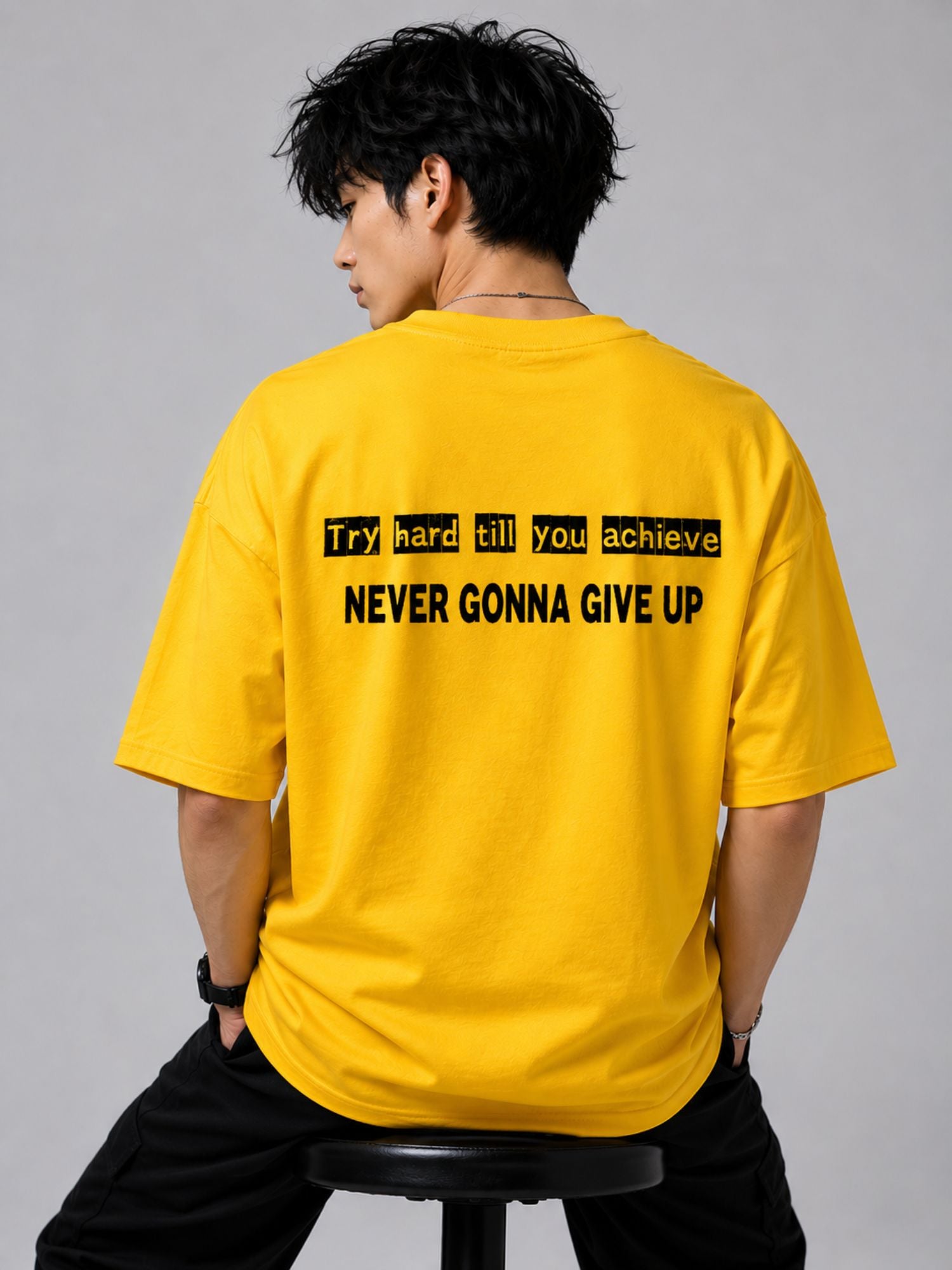 Men's Soccer Graphic Oversized T-Shirt