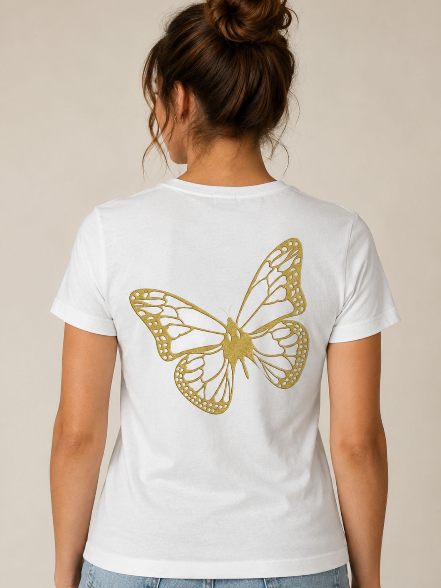 Butterfly Graphic Tee for Women