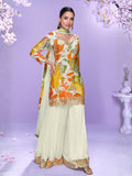 Multicolored  Digital Printed Palazzo Suit